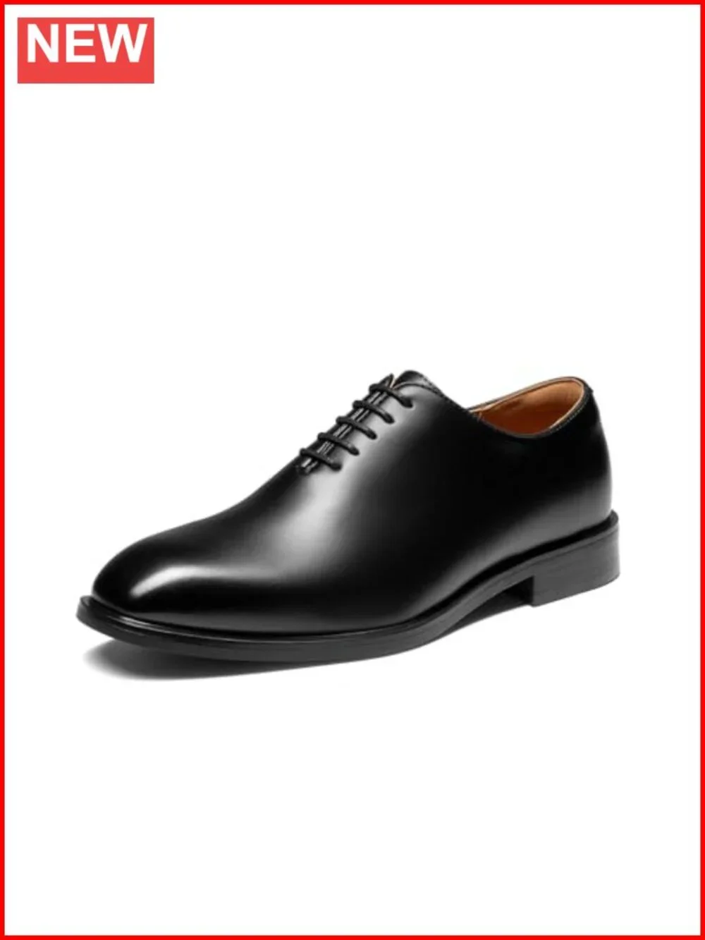 Lace Up Plain Toe Oxford Dress Shoes Faux Leather Comfort